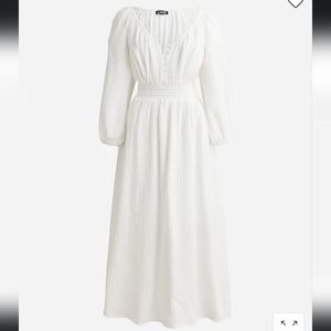 J. Crew V-neck midi dress in soft gauze